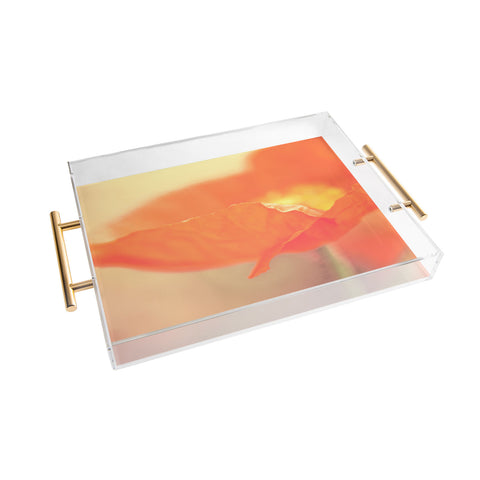Bree Madden Orange Bloom Acrylic Tray