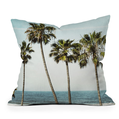 Bree Madden Palm Ocean Outdoor Throw Pillow