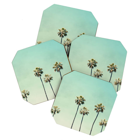 Bree Madden Palm Tree Ombre Coaster Set