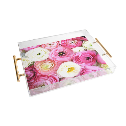 Bree Madden Pastel Floral Acrylic Tray
