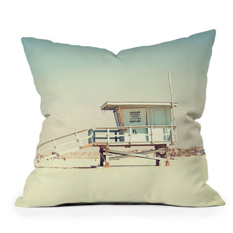 Bree Madden Retro Summer Outdoor Throw Pillow