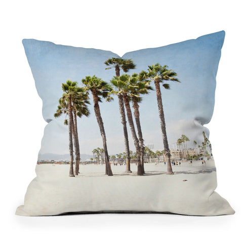 Bree Madden Santa Monica Palms Outdoor Throw Pillow