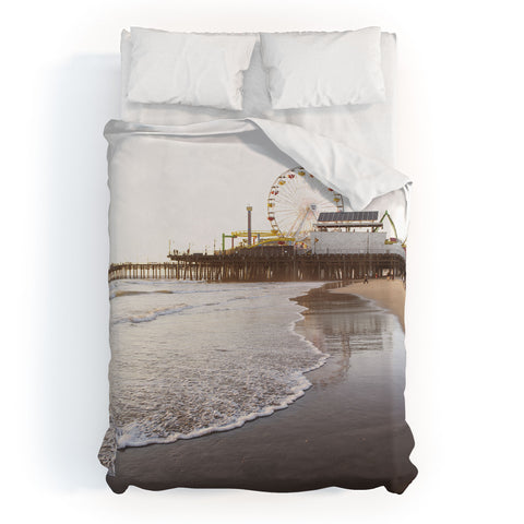 Bree Madden Santa Monica Sunset Duvet Cover