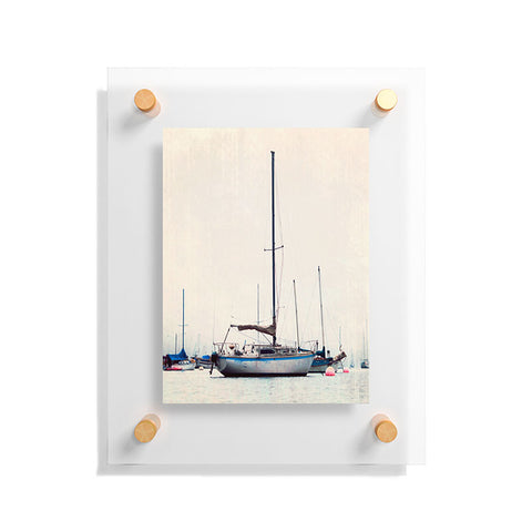 Bree Madden Ships At Sea Floating Acrylic Print
