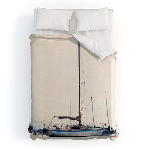 Bree Madden Ships At Sea Duvet Cover