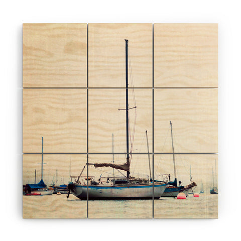Bree Madden Ships At Sea Wood Wall Mural