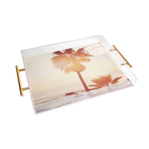 Bree Madden Sunray Palms Acrylic Tray