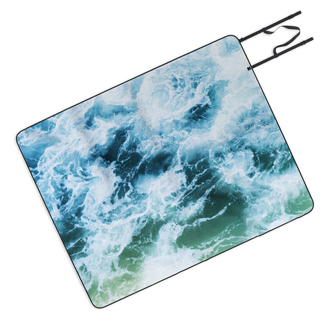 Bree Madden Swirling Sea Picnic Blanket