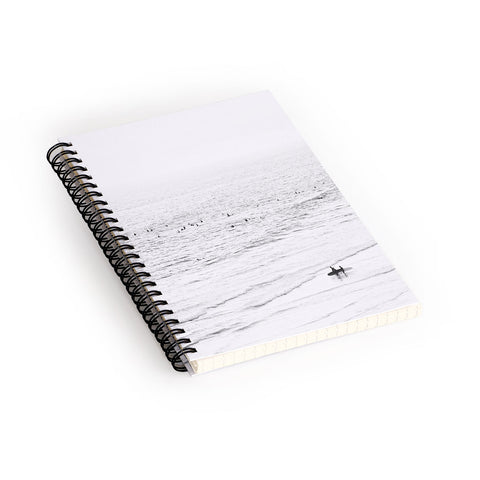 Bree Madden Three Surfers Spiral Notebook