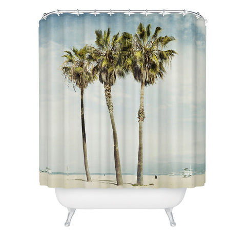 Bree Madden Venice Beach Palms Shower Curtain