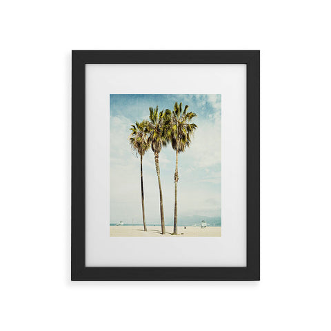 Bree Madden Venice Beach Palms Framed Art Print