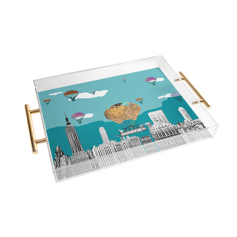 Brian Buckley Adventure Days New York Acrylic Tray