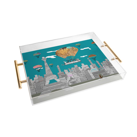Brian Buckley Adventure Days Paris Acrylic Tray