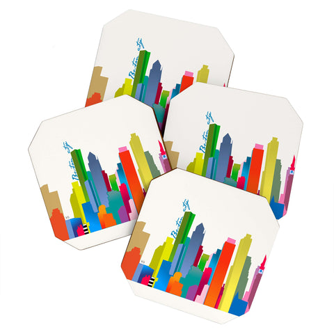 Brian Buckley Boston City Coaster Set