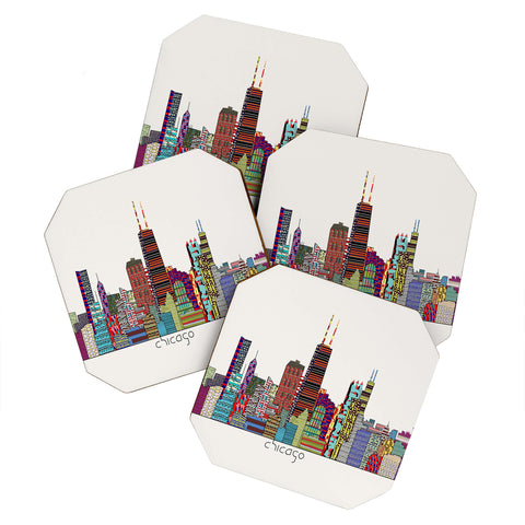 Brian Buckley Chicago City Coaster Set