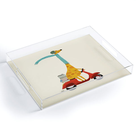 Brian Buckley college days Acrylic Tray