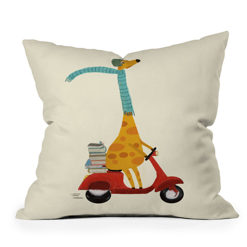 Brian Buckley college days Outdoor Throw Pillow