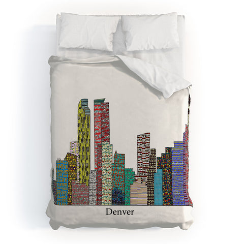 Brian Buckley Denver City Duvet Cover