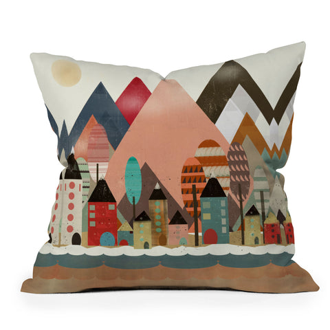 Brian Buckley good morning sunrise Throw Pillow