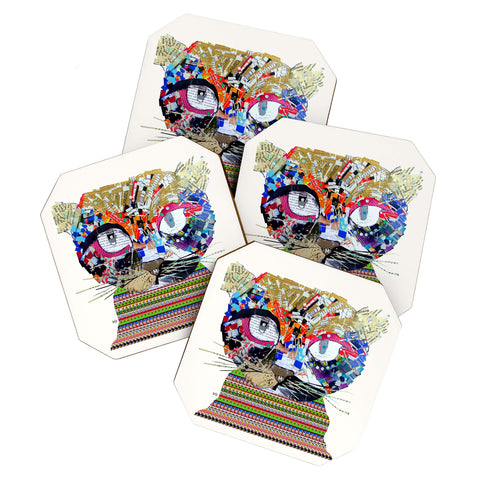 Brian Buckley Gooseberry Cat Coaster Set