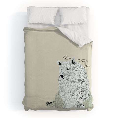 Brian Buckley Grizzly Bear Duvet Cover