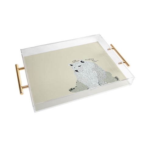 Brian Buckley Grizzly Bear Acrylic Tray
