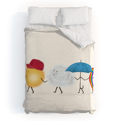 Brian Buckley happy days I Duvet Cover