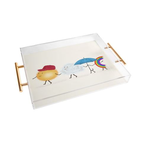 Brian Buckley happy days I Acrylic Tray