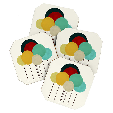 Brian Buckley Lets Celebrate Coaster Set