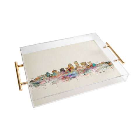 Brian Buckley louisville kentucky skyline Acrylic Tray