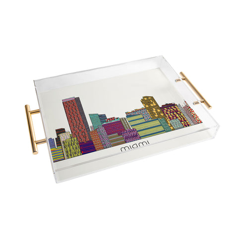 Brian Buckley Miami City Acrylic Tray