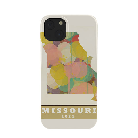 Brian Buckley Missouri state map modern Phone Case