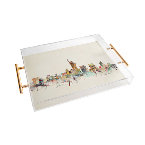 Brian Buckley new york city skyline Acrylic Tray