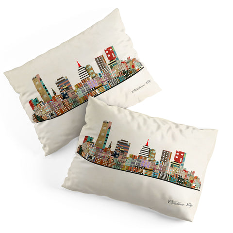 Brian Buckley oklahoma city skyline Pillow Shams