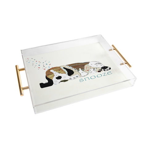 Brian Buckley Snooze Dog Acrylic Tray