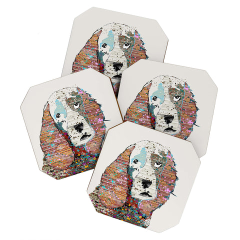 Brian Buckley Spaniel Graffiti Coaster Set