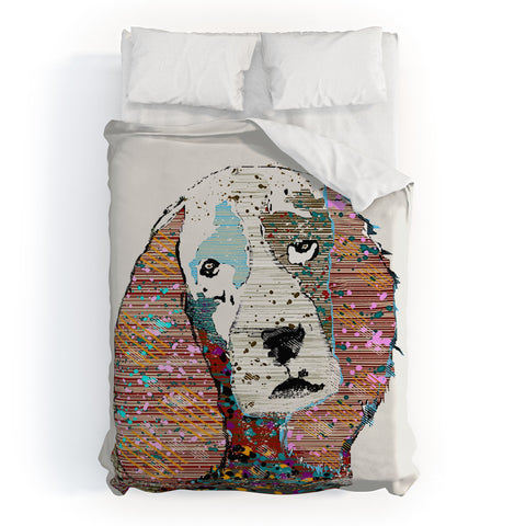Brian Buckley Spaniel Graffiti Duvet Cover
