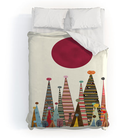 Brian Buckley Summer Peaks Duvet Cover