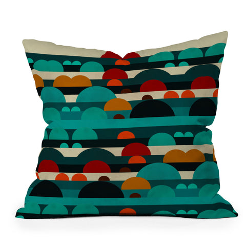 Brian Buckley Sundays Outdoor Throw Pillow