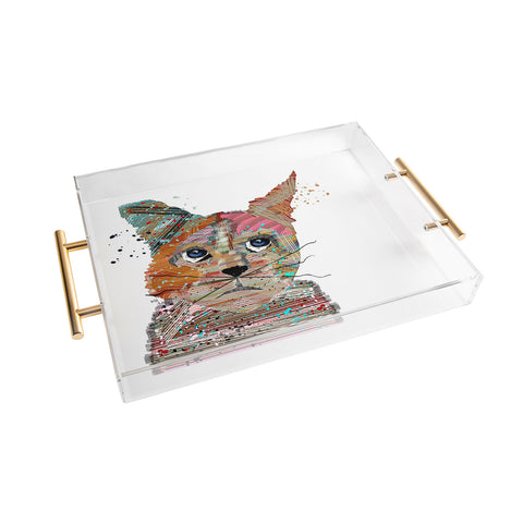 Brian Buckley Urban Kitten Graffiti Acrylic Tray