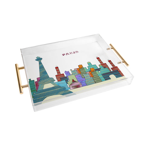 Brian Buckley Ville De Paris Acrylic Tray