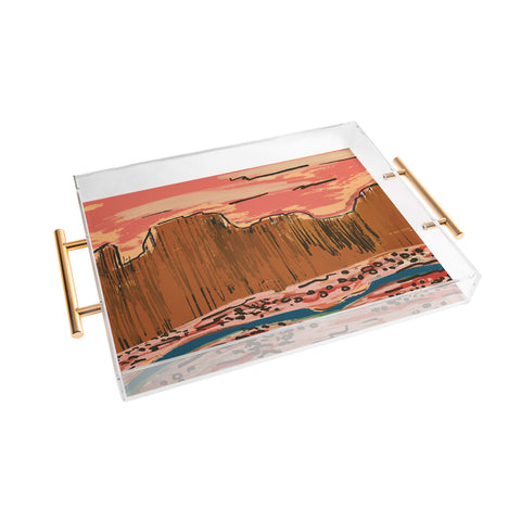 Britt Does Design California Desert Acrylic Tray