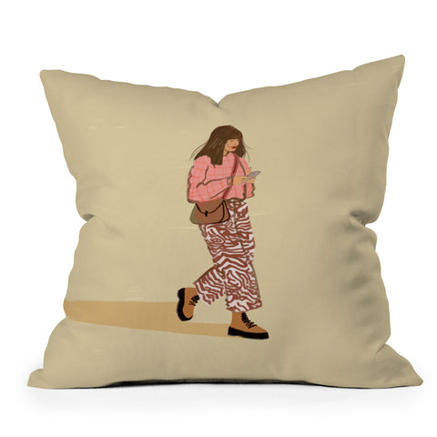 Britt Does Design Groovy Pants Outdoor Throw Pillow