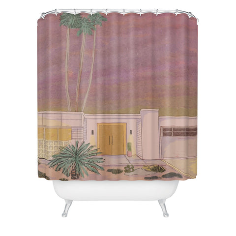 Britt Does Design Palm Springs I Shower Curtain