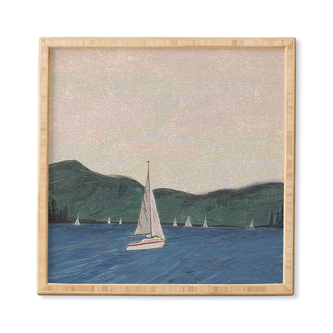 Britt Does Design Sailboats Framed Wall Art