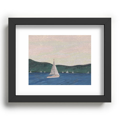 Britt Does Design Sailboats Recessed Framing Rectangle