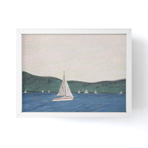 Britt Does Design Sailboats Framed Mini Art Print
