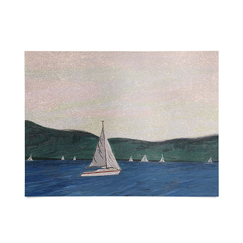 Britt Does Design Sailboats Poster
