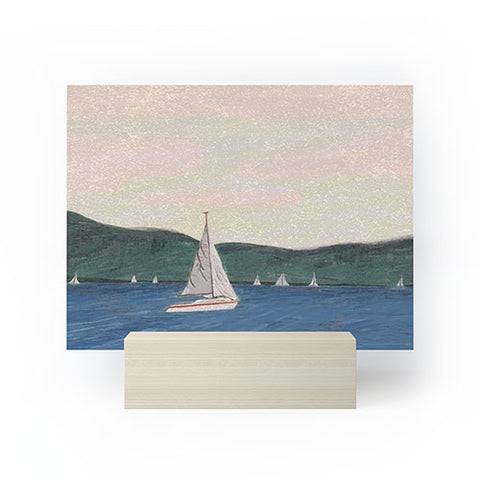 Britt Does Design Sailboats Mini Art Print
