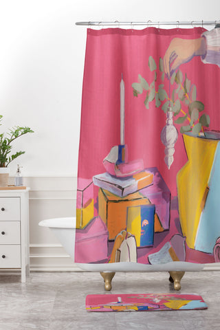 Britt Does Design Still Life 78 Shower Curtain And Mat